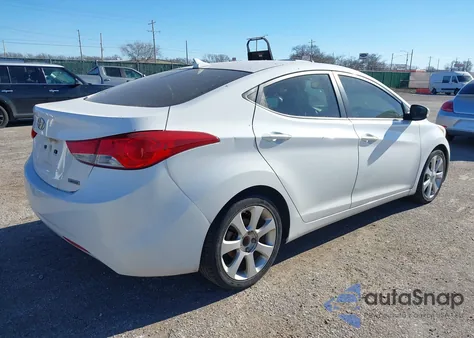 2013 Hyundai Elantra Limited from USA, damaged, VIN 5NPDH4AE3DH182345